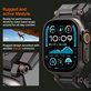Spigen - Řemínek Durapro Armor pro Apple Watch (42, 44, 45, 49mm), Black Edition