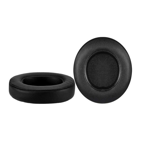 Náhradní Náušníky pro Razer Kraken V2 Pro, Paměťová pěna + PU kůže, Černé, 1 pár