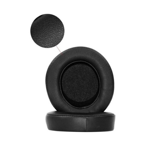 Náhradní Náušníky pro Razer Kraken V2 Pro, Paměťová pěna + PU kůže, Černé, 1 pár