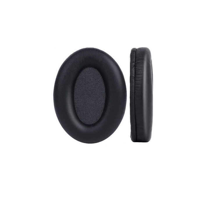 Náhradní Náušníky pro Sony WH-1000XM3, Paměťová pěna + PU kůže, Černé, 1 pár