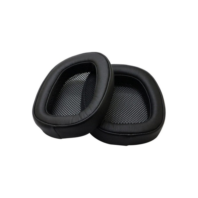Náhradní Náušníky pro Logitech G433, Paměťová pěna + PU kůže, Černé, 1 pár