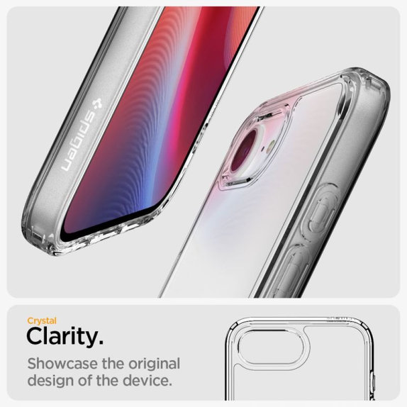 Spigen - Pouzdro Ultra Hybrid pro iPhone 16e, crystal clear