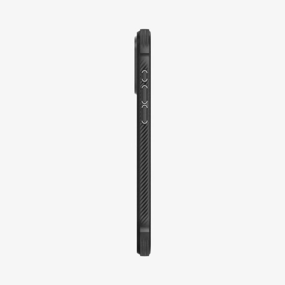 Spigen - Pouzdro Rugged Armor s MagSafe pro iPhone 15 Pro Max, Matte Black