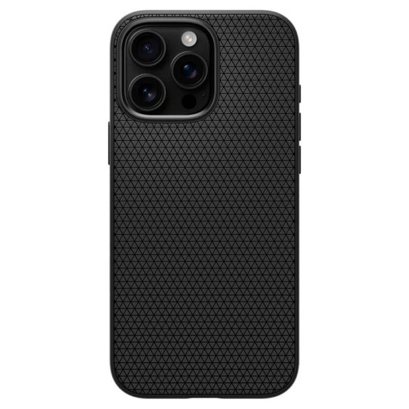 Spigen - Pouzdro Liquid Air "T" s MagSafe pro iPhone 16 Pro, Matte Black