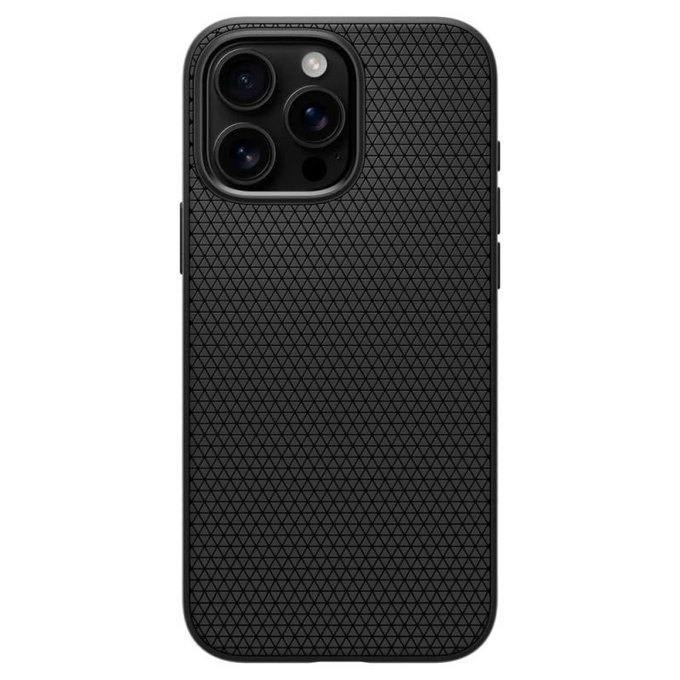 Spigen - Pouzdro Liquid Air "T" s MagSafe pro iPhone 16 Pro, Matte Black
