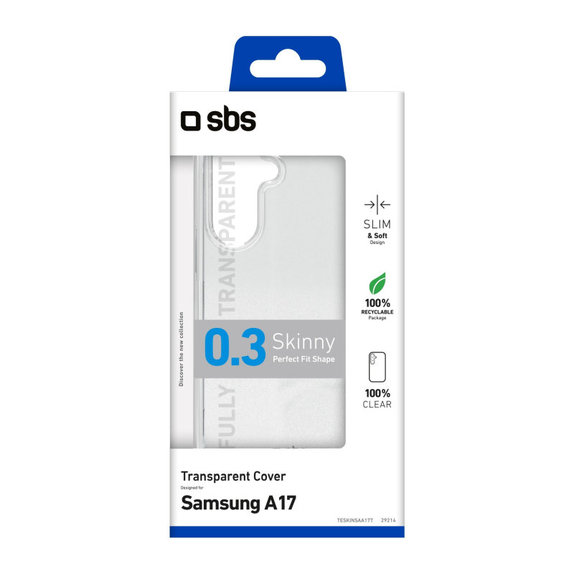 SBS - Pouzdro Skinny pro Samsung Galaxy A17 5G, transparentí