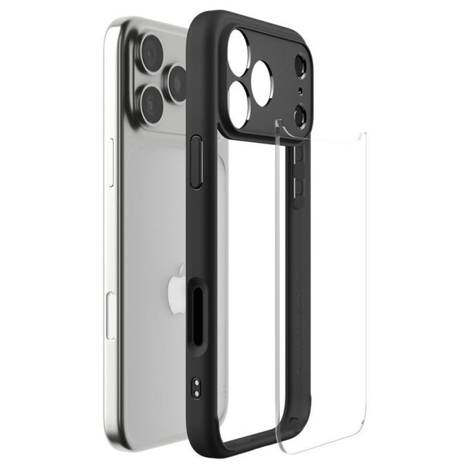 Spigen - Pouzdro Ultra Hybrid pro iPhone 17 Pro Max, Matte Black