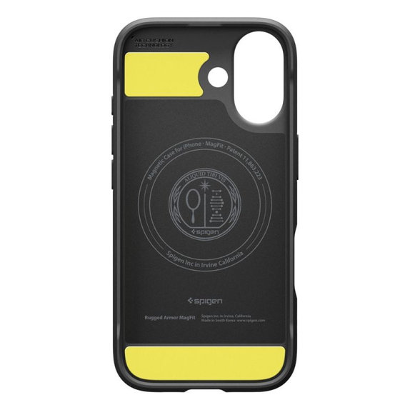Spigen - Pouzdro Rugged Armor s MagSafe pro iPhone 17, Matte Black