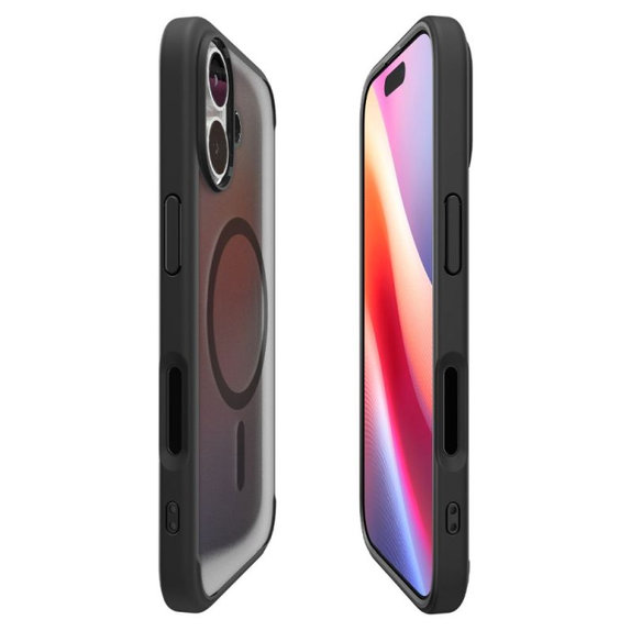Spigen - Pouzdro Ultra Hybrid s MagSafe pro iPhone 17, Frost Black
