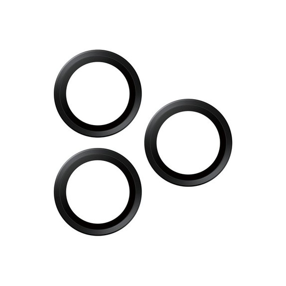 PanzerGlass - Ochranný kryt objektivu Hoops pro iPhone 17 Pro Max/17 Pro/16 Pro Max/16 Pro, černá