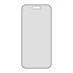 Tvrzené sklo UWF 2-Way Privacy s aplikátorem pro iPhone Air, Černá, PanzerGlass