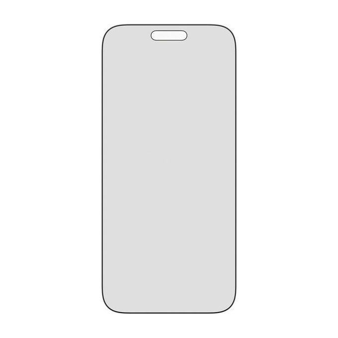 Tvrzené sklo UWF 2-Way Privacy s Fastfit pro iPhone 17 Pro Max, Černá, PanzerGlass