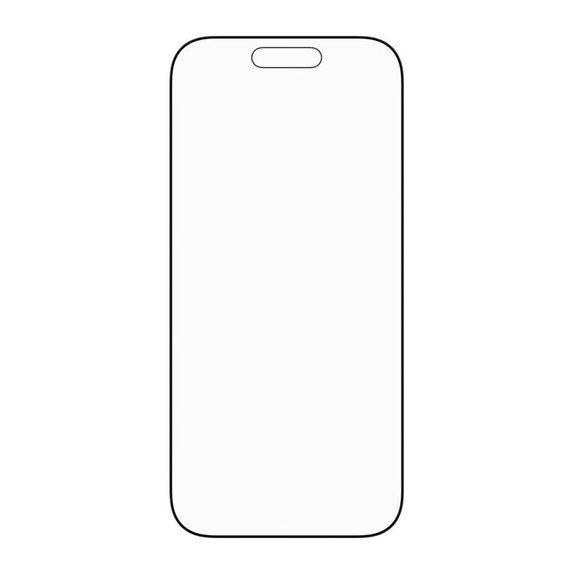Tvrzené sklo UWF Stealth s Fastfit pro iPhone 17/16 Pro, Černá, PanzerGlass