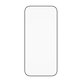 Tvrzené sklo UWF Ceramic II s Fastfit pro iPhone 17/16 Pro, Černá, PanzerGlass