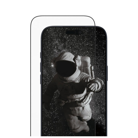 Tvrzené sklo UWF Ceramic II s aplikátorem pro iPhone Air, Černá, PanzerGlass