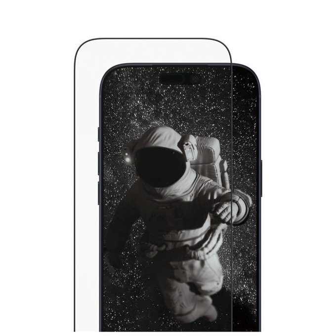 Tvrzené sklo UWF Ceramic II s aplikátorem pro iPhone Air, Černá, PanzerGlass