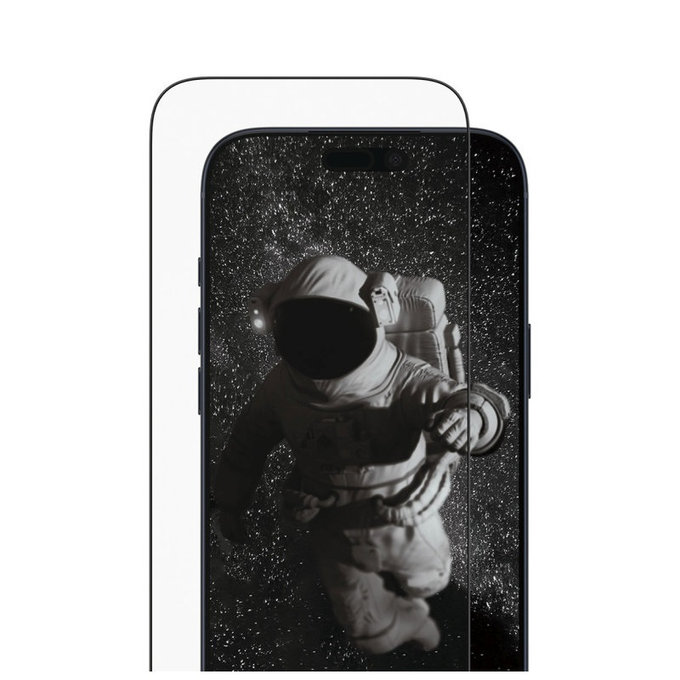 Tvrzené sklo UWF Ceramic II s aplikátorem pro iPhone 17 Pro Max, Černá, PanzerGlass