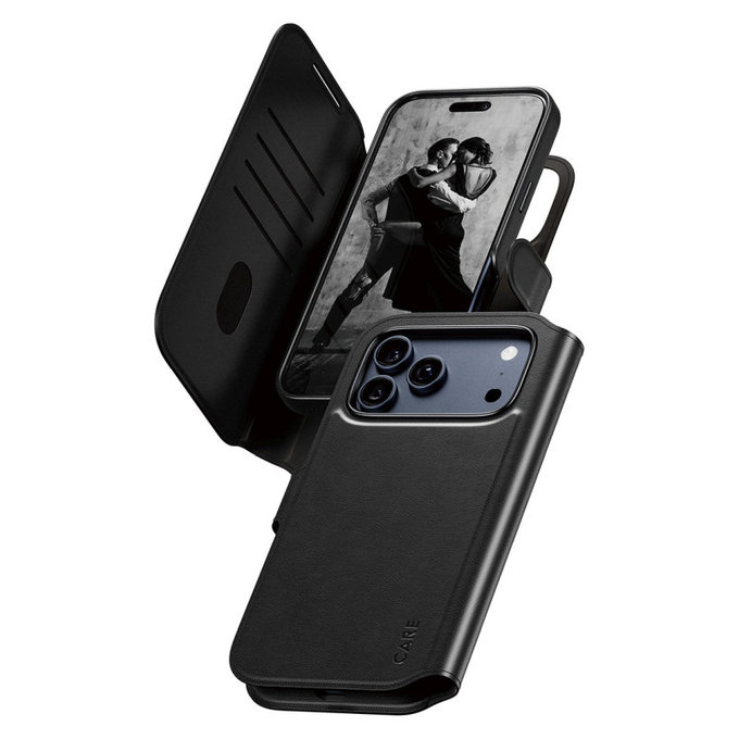Pouzdro Wallet Tango Two-In-One s MagSafe pro iPhone 17 Pro Max, černá, PanzerGlass