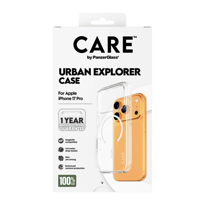 Pouzdro Urban Explorer s MagSafe pro iPhone 17 Pro, Bílá, CARE
