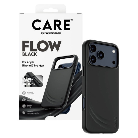 Pouzdro FLOW s MagSafe pro iPhone 17 Pro Max, černá, PanzerGlass