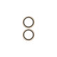 Ochranný kryt objektivu Hoops pro iPhone 17/16 Plus/16, Glitter Gold, PanzerGlass