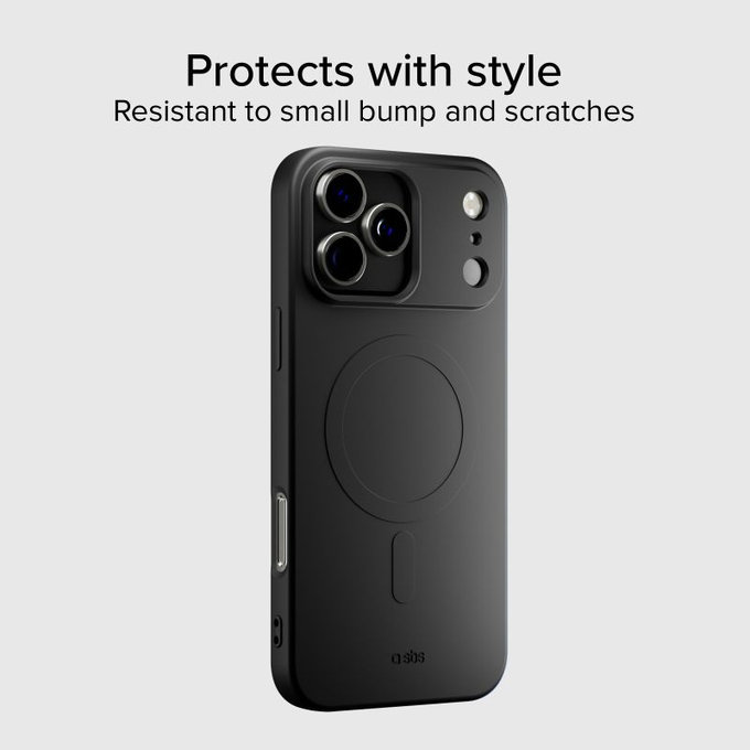 SBS - Pouzdro Instinct Mag kompatibilní s MagSafe pro iPhone 17 Pro, černá