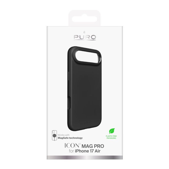 PURO - Pouzdro ICON MAG PRO s MagSafe pro iPhone Air, černá