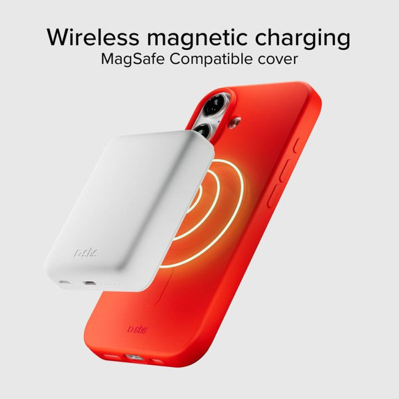 SBS - Pouzdro Instinct Mag kompatibilní s MagSafe pro iPhone 17, červená