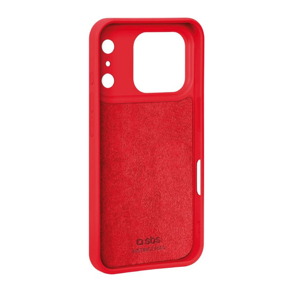 SBS - Pouzdro Instinct Mag kompatibilní s MagSafe pro iPhone 17 Pro, červená