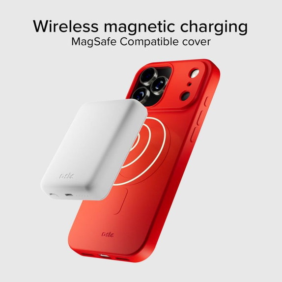 SBS - Pouzdro Instinct Mag kompatibilní s MagSafe pro iPhone 17 Pro, červená