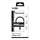 SBS - Pouzdro Mag Frame kompatibilní s MagSafe pro iPhone Air, černá