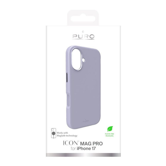 PURO - Pouzdro ICON MAG PRO s MagSafe pro iPhone 17, růžová