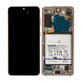 Samsung Galaxy S21 G991B - LCD Displej + Dotykové Sklo + Rám + Baterie (Violet) - GH82-27254B Genuine Service Pack