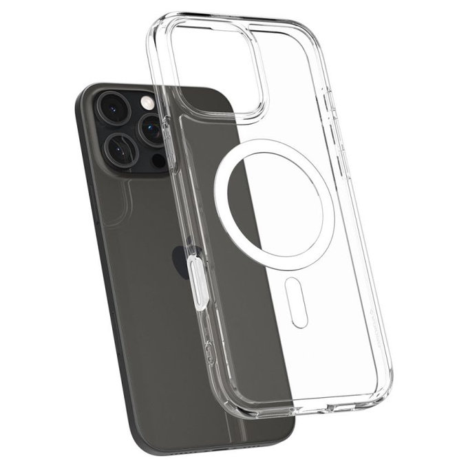 Spigen - Pouzdro Ultra Hybrid "T" s MagSafe pro iPhone 16 Pro, bílá