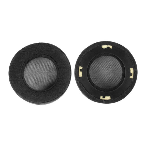 Náhradní Náušníky pro AKG K701, K702, Q701, Q702, K601, K612, K712, Pěna + Velur, Černé, 1 pár