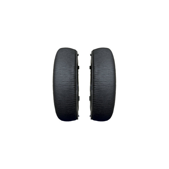 Náhradní Náušníky pro AKG Y600NC, Paměťová pěna + PU kůže, Černé, 1 pár