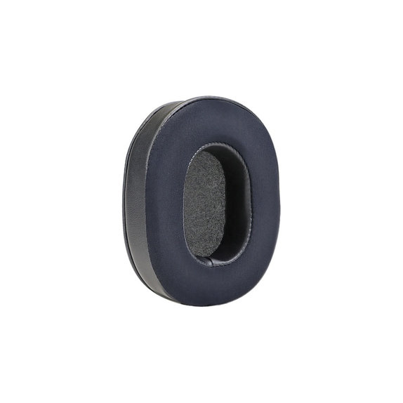 Náhradní Náušníky pro Audio-Technica ATH-M50, Pěna + Kůže, Černé, Chladivý gel, 1 pár