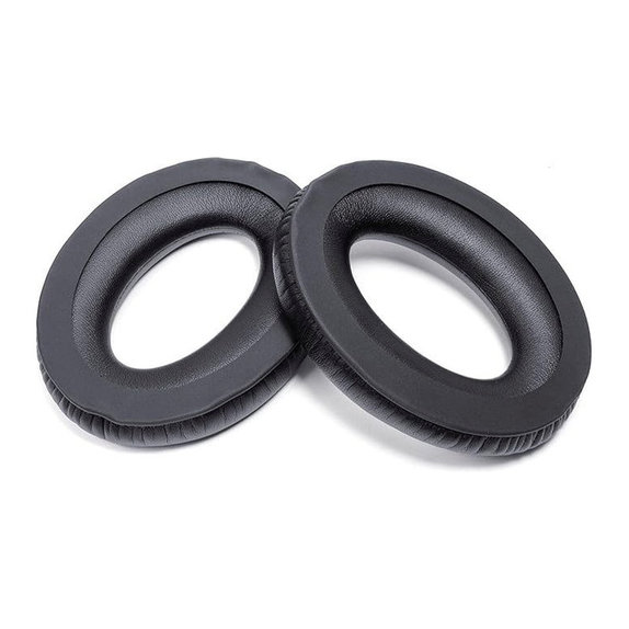 Náhradní Náušníky pro Bose A30, PU kůže, Černé, 1 pár