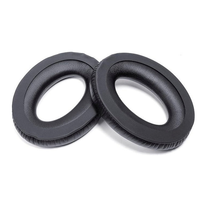 Náhradní Náušníky pro Bose A30, PU kůže, Černé, 1 pár