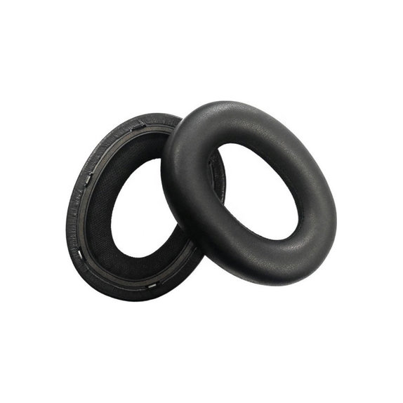 Náhradní Náušníky pro Bowers & Wilkins PX7, Paměťová pěna + PU kůže, Černé, 1 pár