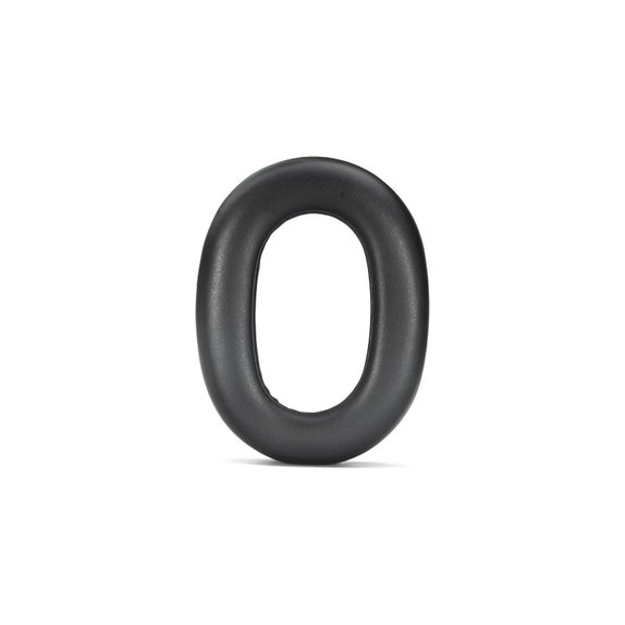 Náhradní Náušníky pro Jabra Evolve2 85 UC/MS, Paměťová pěna + Kůže, Černé, 1 pár