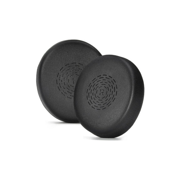 Náhradní Náušníky pro Jabra Evolve2 50, 55, Paměťová pěna + PU kůže, Černé, 1 pár