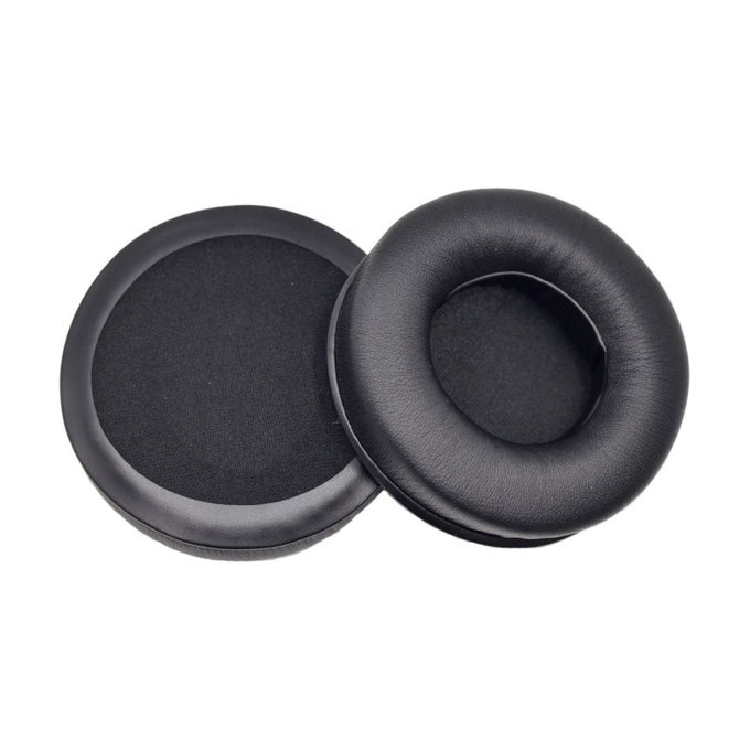 Náhradní Náušníky pro JBL Synchros E50BT, Paměťová pěna + PU kůže, Černé, 1 pár