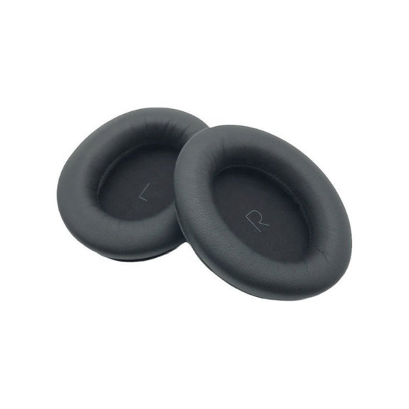 Náhradní Náušníky pro JBL Tour One, One M2, Paměťová pěna + PU kůže, Černé, 1 pár