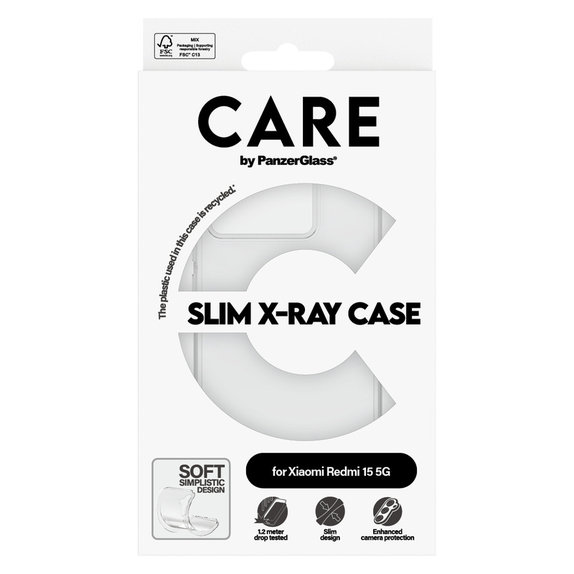 Pouzdro X-Ray pro Xiaomi Redmi 15 5G, Transparentní, PanzerGlass