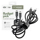Kabel USB-C, 60 W, Racing, 1, 2 m, Space Black, empower
