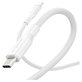 Kabel USB-C, 60 W, Racing, 1,2 m, stříbrnobílý, empower
