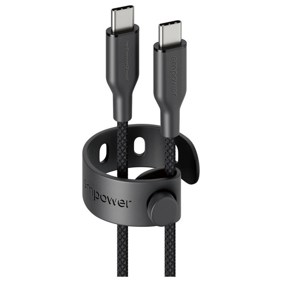 Kabel USB-C, 60 W, Racing, 2 m, Space Black, empower