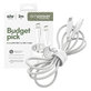 Kabel USB-C, 60 W, Racing, 2 m, Stříbrnobílá, empower