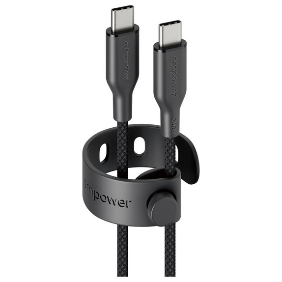 Kabel USB-C, 240 W, Racing, 1, 2 m, Space Black, empower